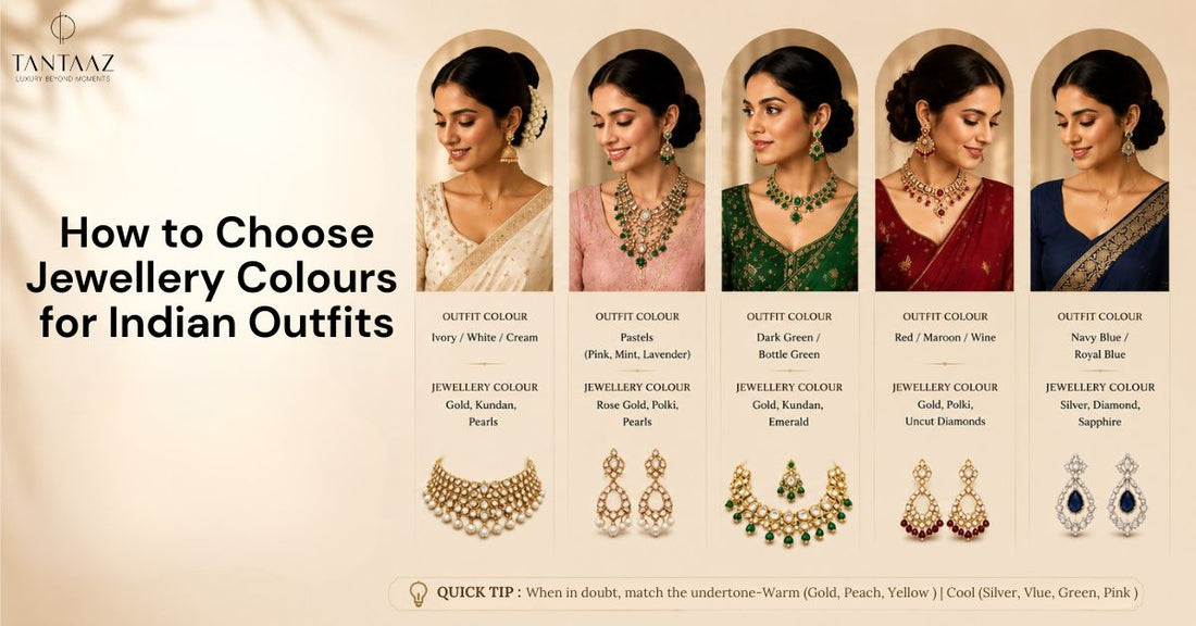 How to Choose Jewellery Colours for Indian Outfits?