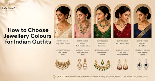 How to Choose Jewellery Colours for Indian Outfits?