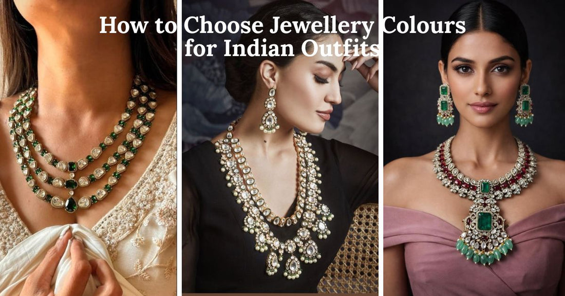 How to Choose Jewellery Colours for Indian Outfits (Complete Styling Guide)
