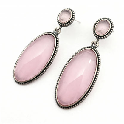 Sterling Silver & Quartz Earring