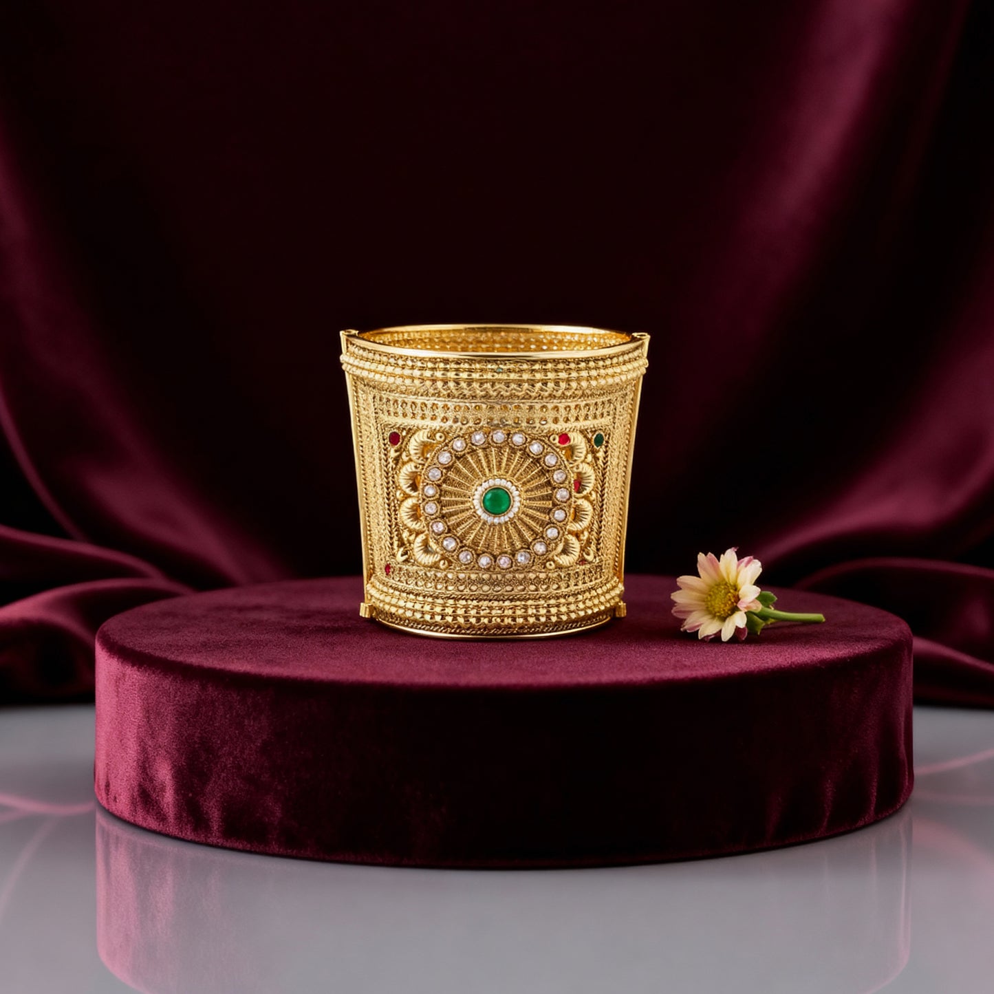 Traditional Gold Plated Brass Kada