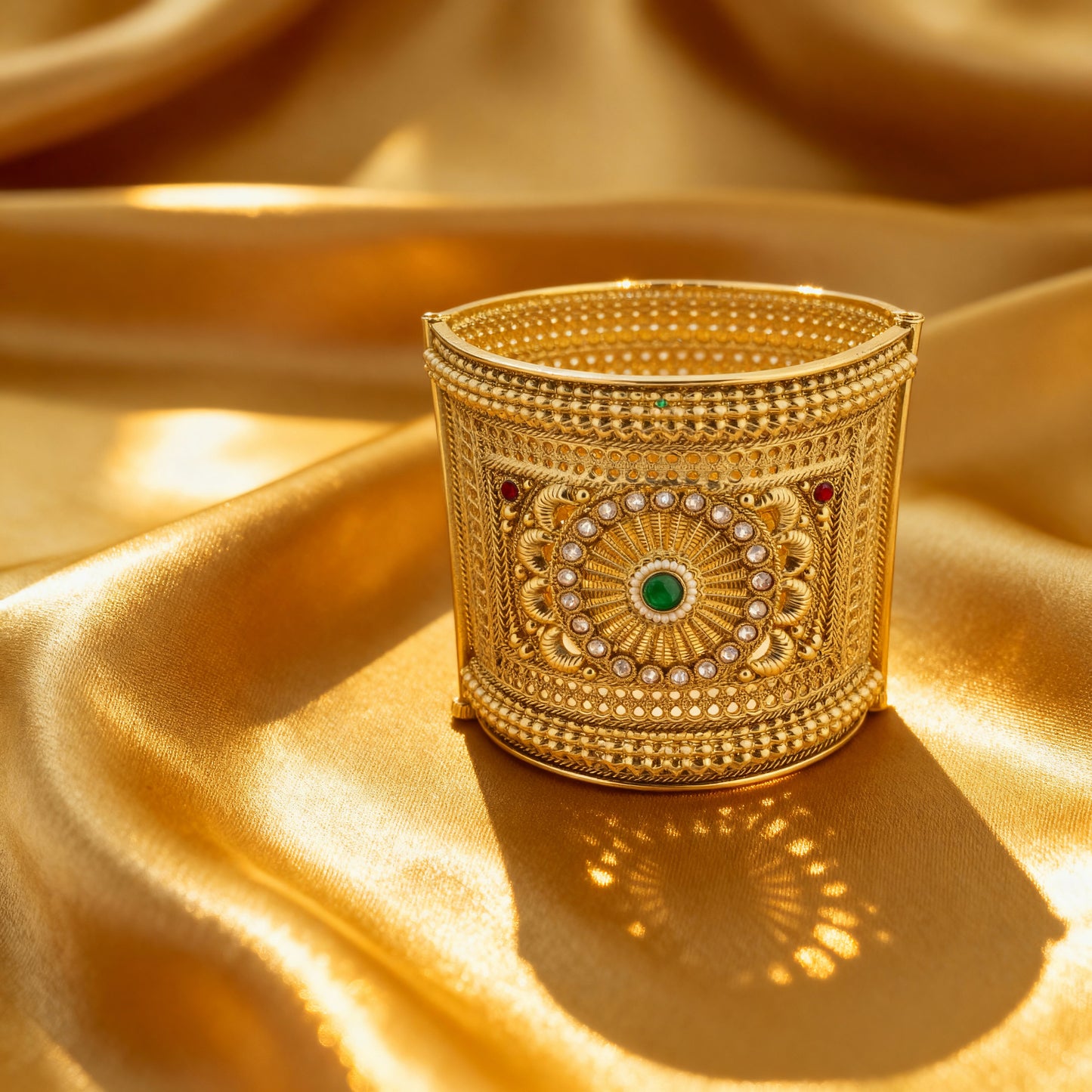 Traditional Gold Plated Brass Kada