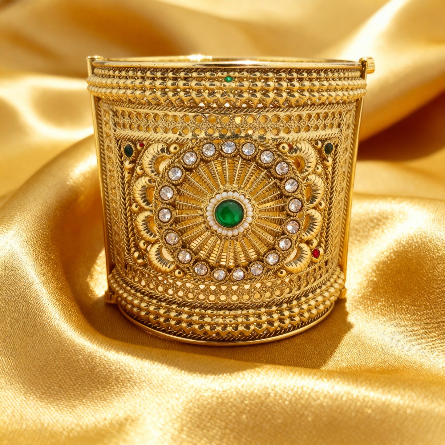 Traditional Gold Plated Brass Kada