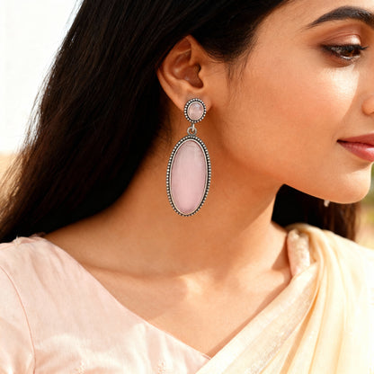 Sterling Silver & Quartz Earring